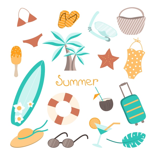 Summer vacation attributes collection