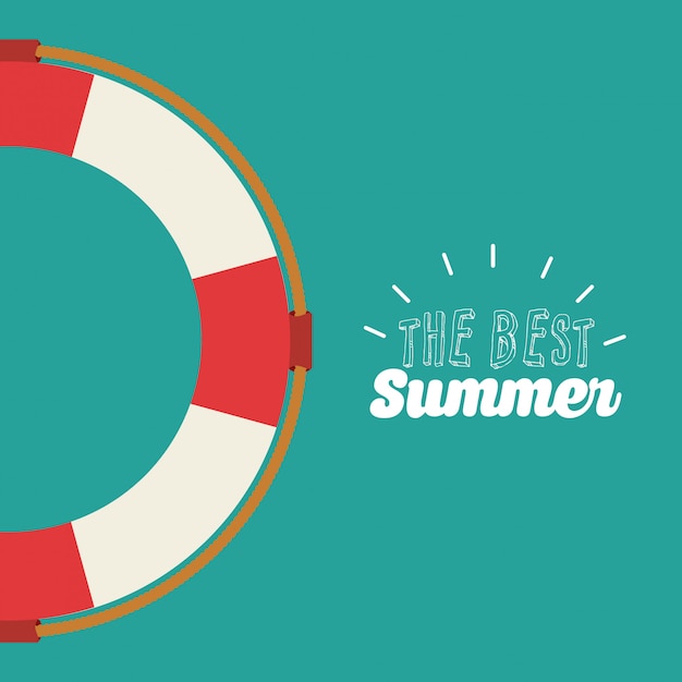 Vector summer vacation design