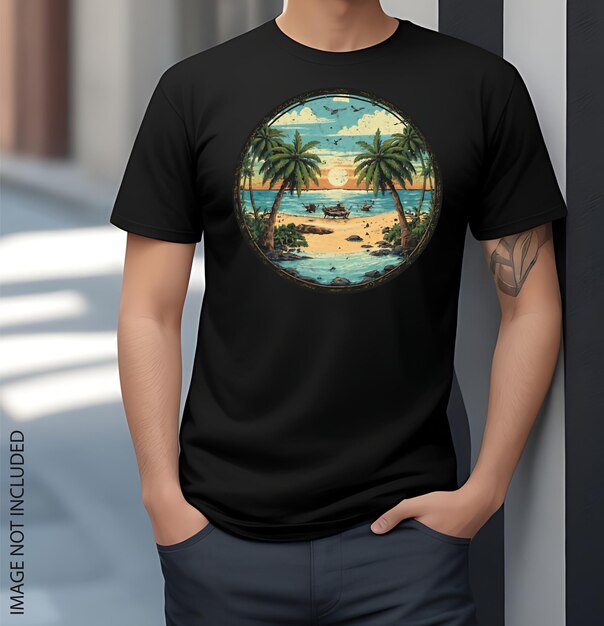 Summer Vibes mode Vector T-shirt ontwerp voor mannen en vrouwen