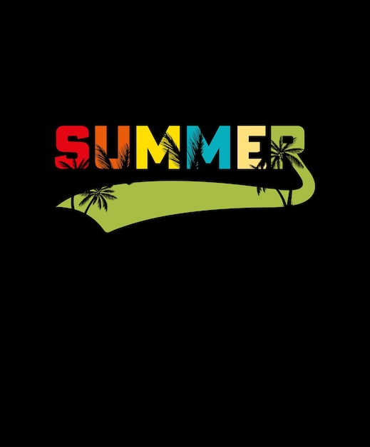 Дизайн футболки Summer Vibes