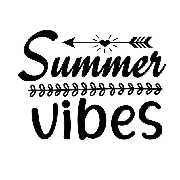 Vector summer vibes t shirt design