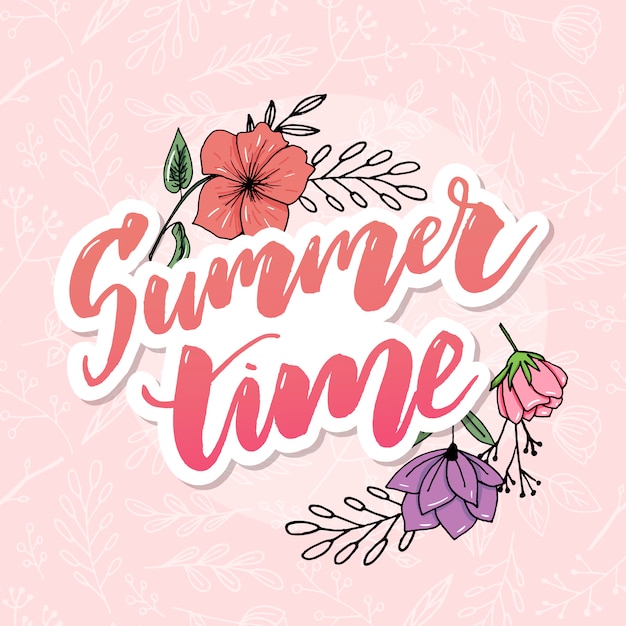 피 수 국 및 정원 꽃 여름 빈티지 꽃 인사말 카드
