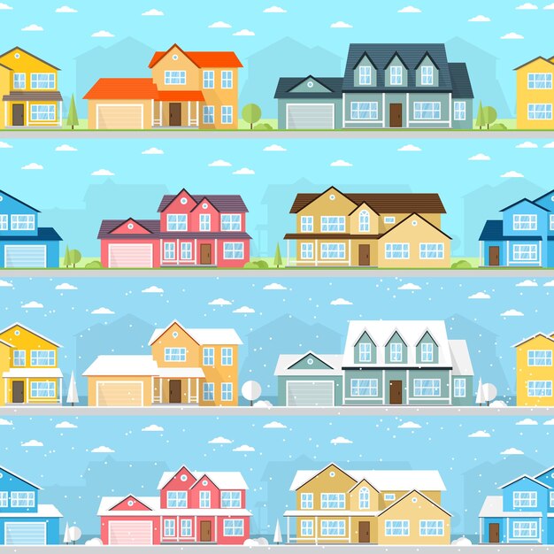 summer and winter town