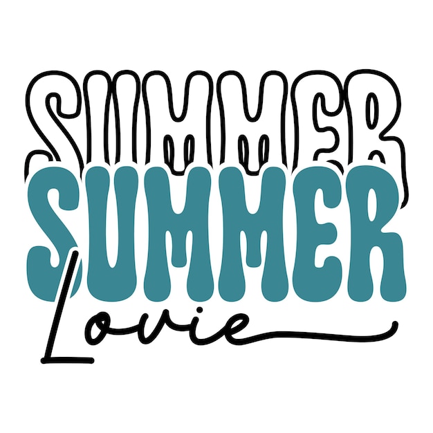 summere lovie Retro SVG