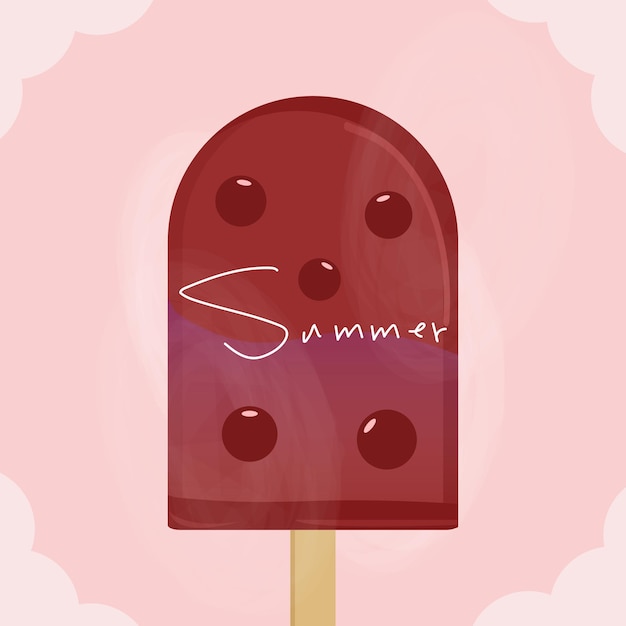 SummerStyle Cherry Popsicles