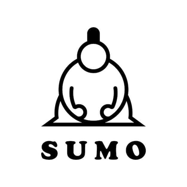 Vector sumo logo vector