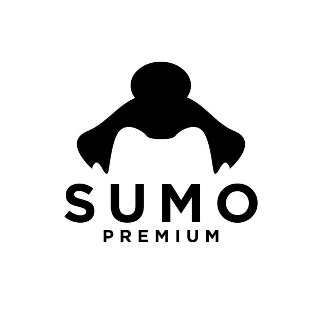 Sumo mascot logo icon design illustration