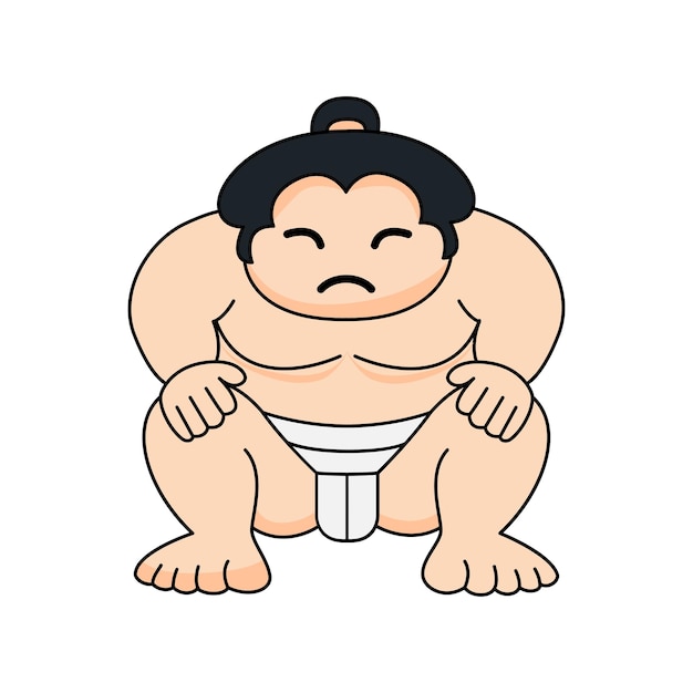 Sumo wrestler icon