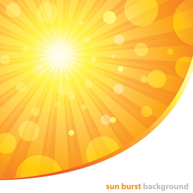 Sun burst background