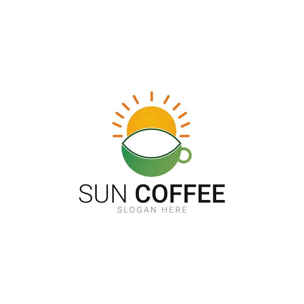 Логотип солнечного кофе