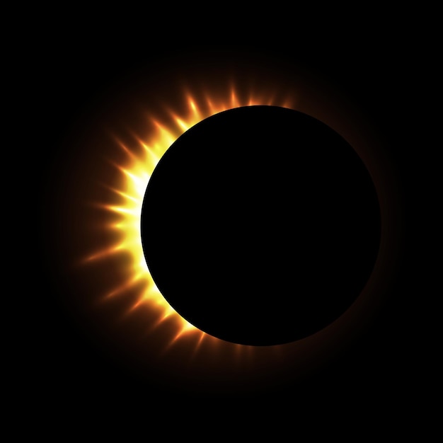 Sun eclipse background total eclipse