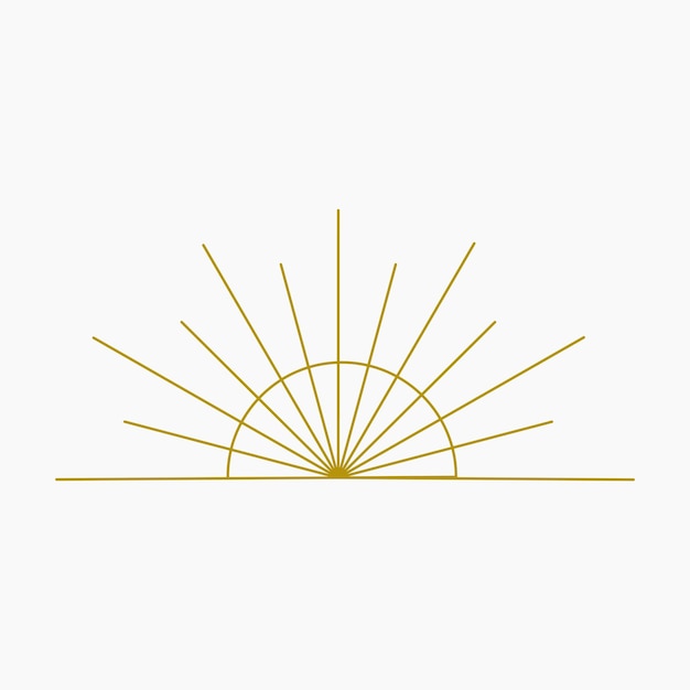 Sun Like Elegant Logo Element