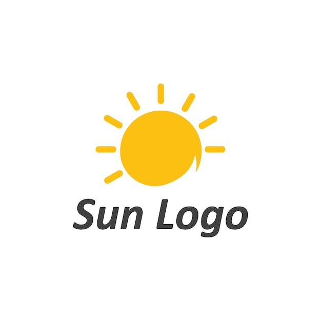 Sun Logo And symbol
