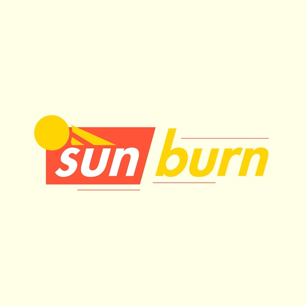 Vector sun orange logo design