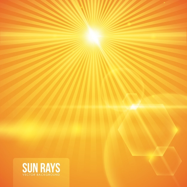 Sun rays design