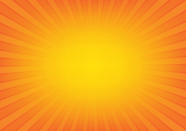 Vector sun rays with sunburst background