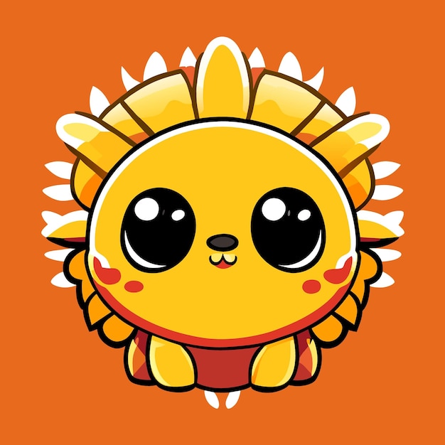 sun vector illustration cartoon