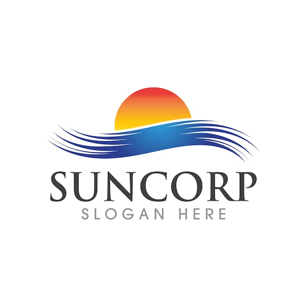 Sun Vector illustration Icon Logo Template design