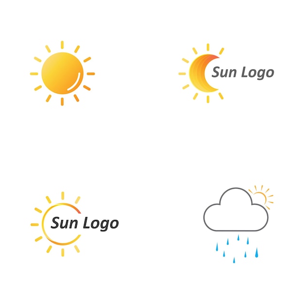 Sun vector illustration icon