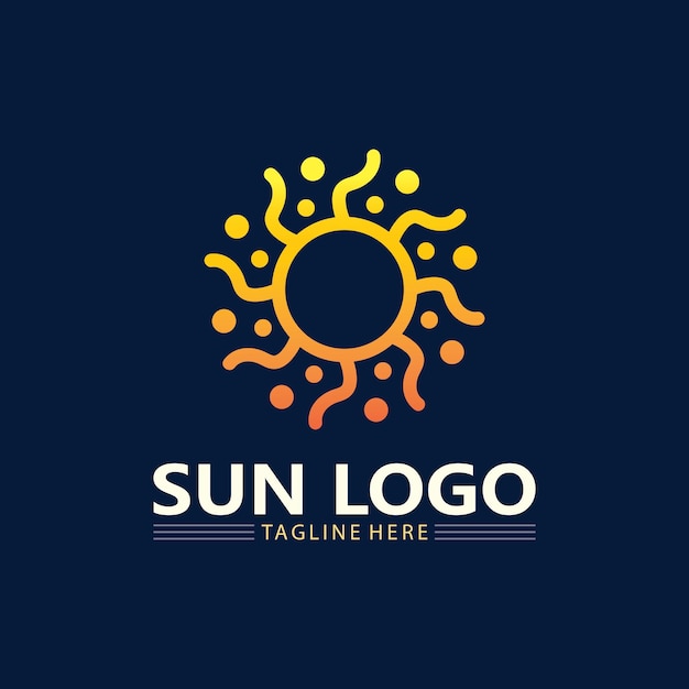 Sun vector illustration icon