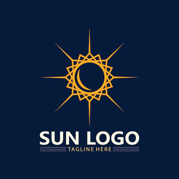 Sun vector illustration icon