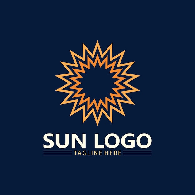 Sun vector illustration icon