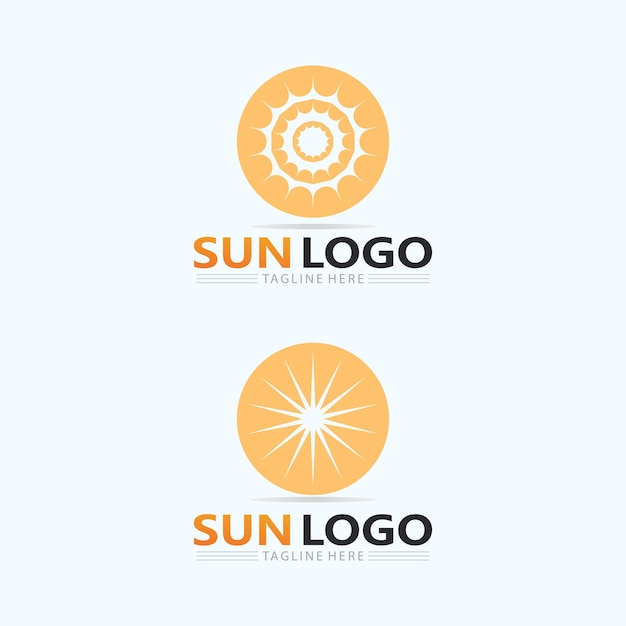 Icona di illustrazione vettoriale sole
