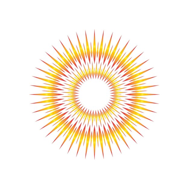 Sun vector illustration icon