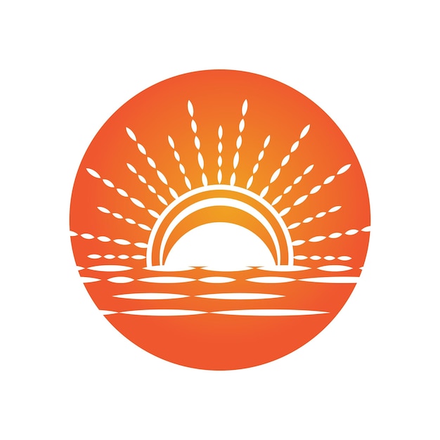 Vector sunbright sunshine sunlight icon vector flat design