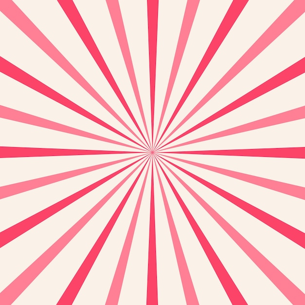 Vector sunburst backdrop design with a white and red vector