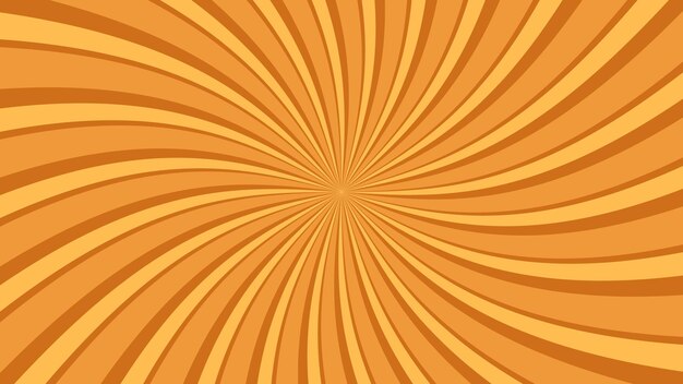 Sunburst background with yellow and orange for colorful website banner and pop art graphic design