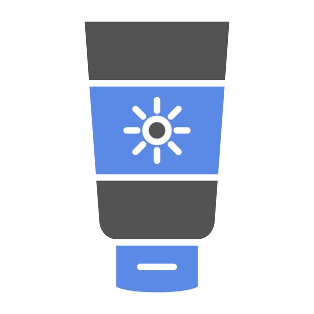 Vector suncream icon style