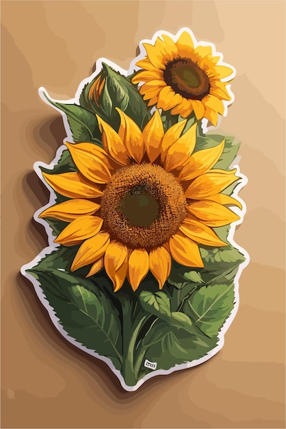 Sunflower borders
