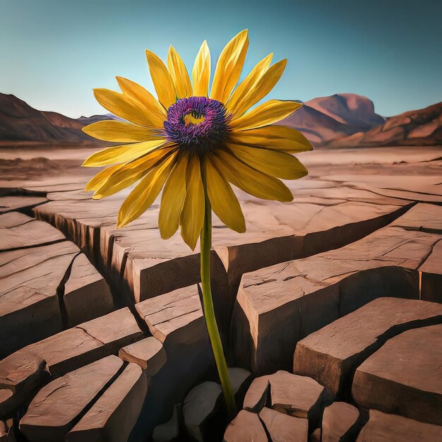 sunflower in the desert sunflower in the desert