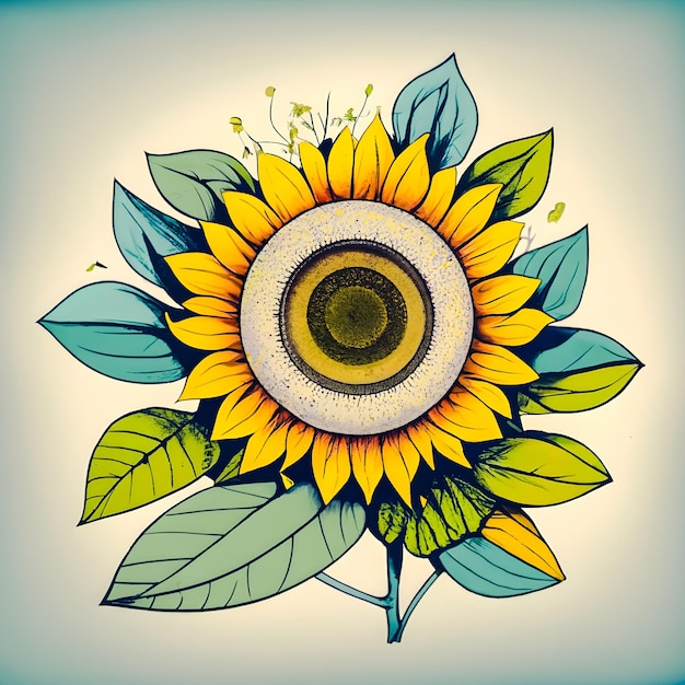 Sunflower illustration