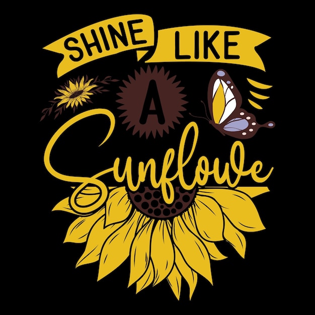 Sunflower SVG Design