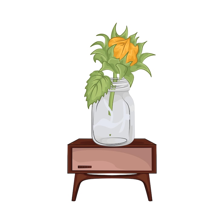 Vector sunflower