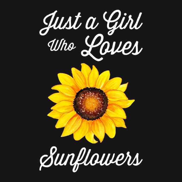 Солнечные цветы любят только девушку, которая любит дизайн солнечных цветов