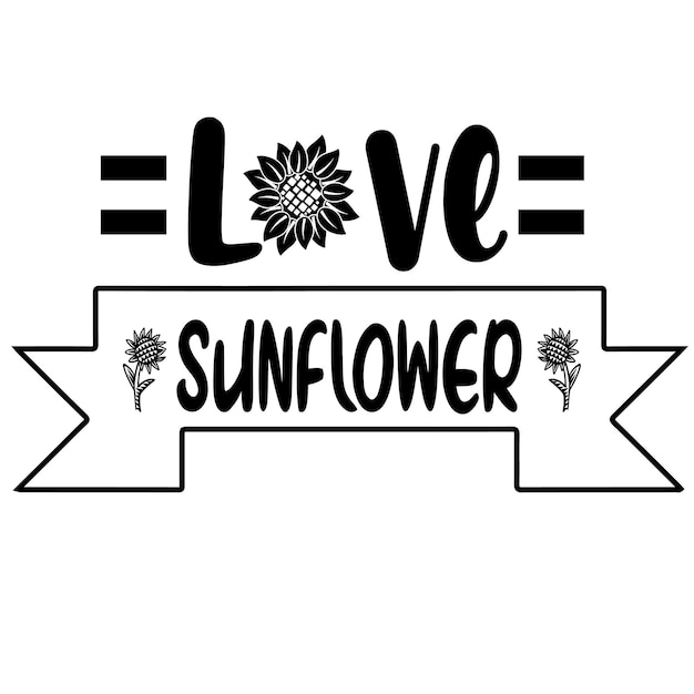 SUNFLWER Tshirt Design