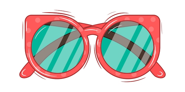 Vettore illustrazione di occhiali da sole