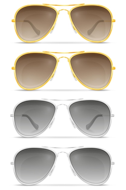 Vector sunglasses for men in metal frames