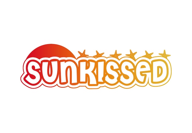 Sunkissed sun poster design