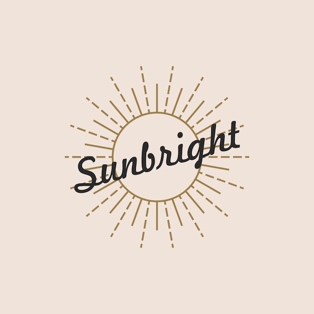 Sunlight icon vector