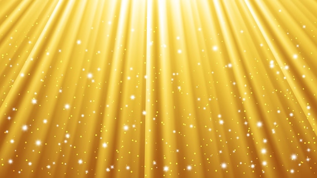 Sunlight rays background with light effects. yellow backdrop with light of radiance. vector illustration