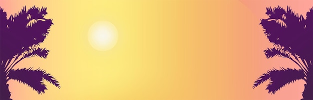 Солнечный фон восхода или заката солнца на тропическом побережье Силуэт пальмы, освещенной солнцем преобразованный2