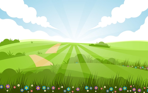 니 스프링 메도 (Sunny Spring Meadow)