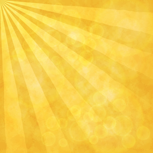 Vector sunrays blurred background