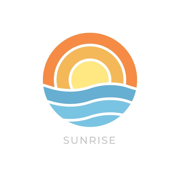 Sunrise logo design