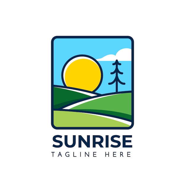 Sunrise Template Logo