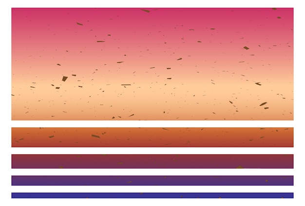 Logo astratto tramonto cielo testurizzato colorato a strisce isolato su sfondo bianco